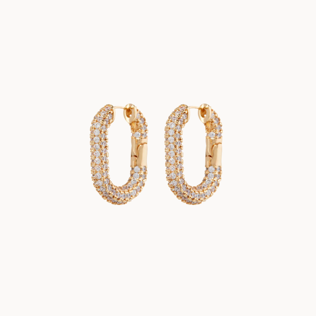 Pavé Elm Hoops