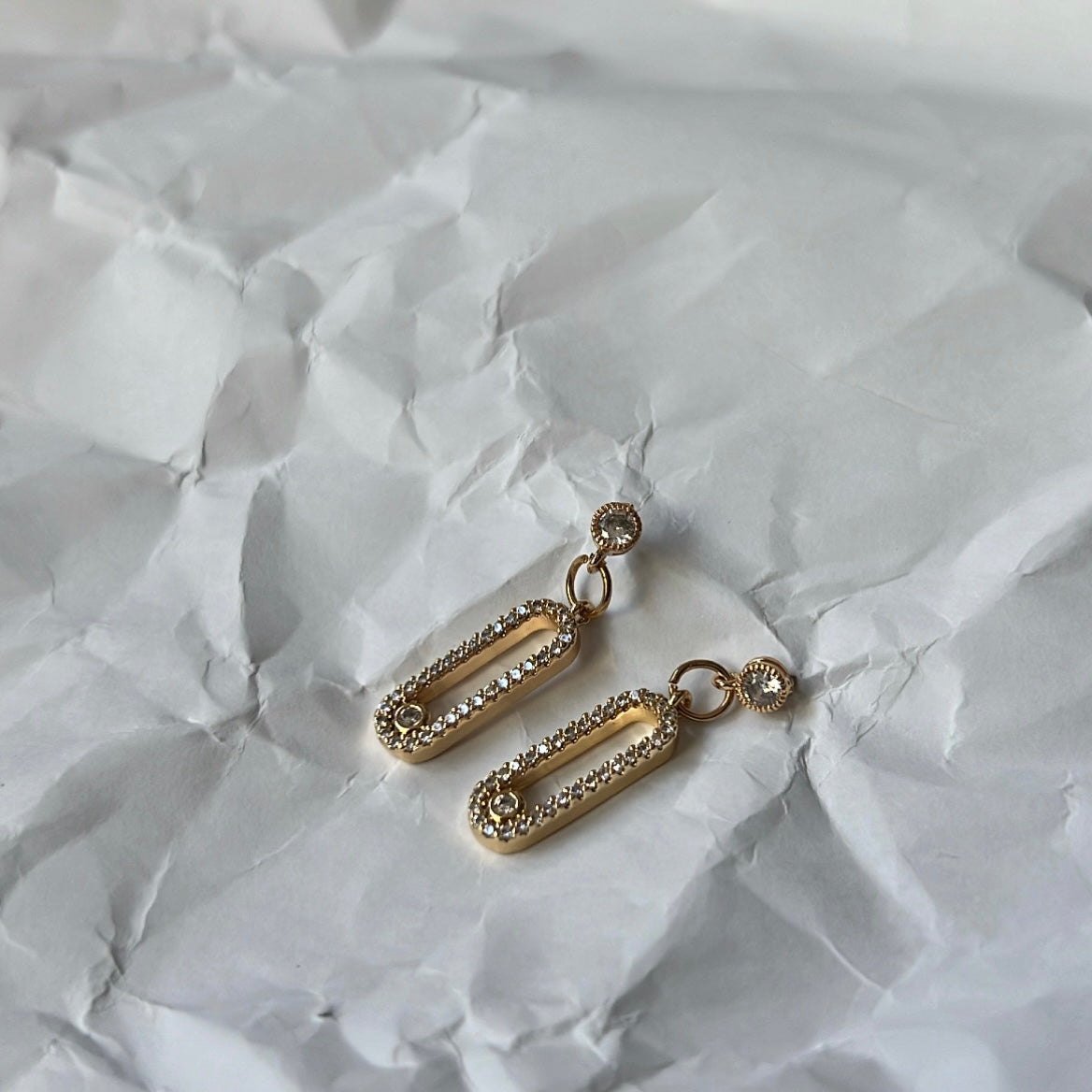 Paper Clip Earrings