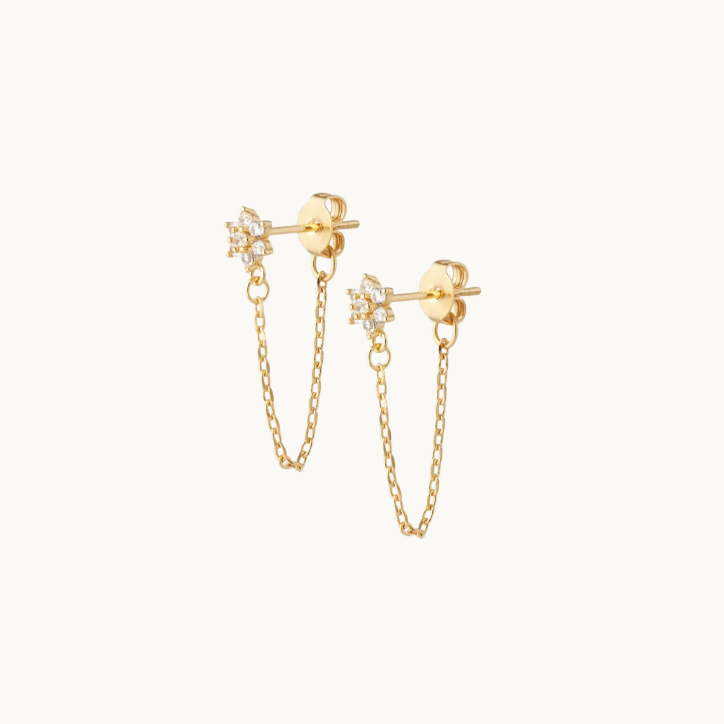 Bloom Chain Earrings