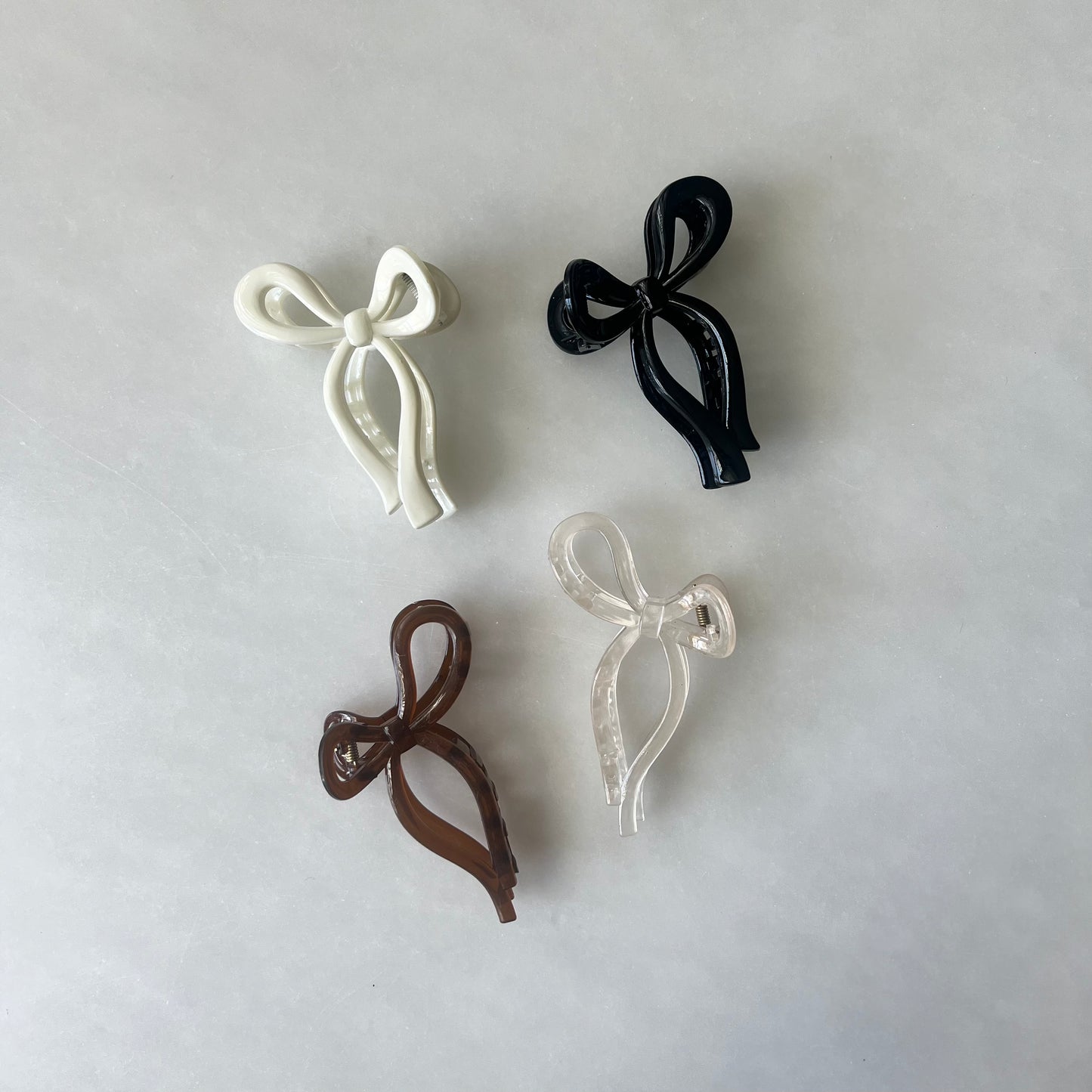 Bow Claw Clips Neutrals
