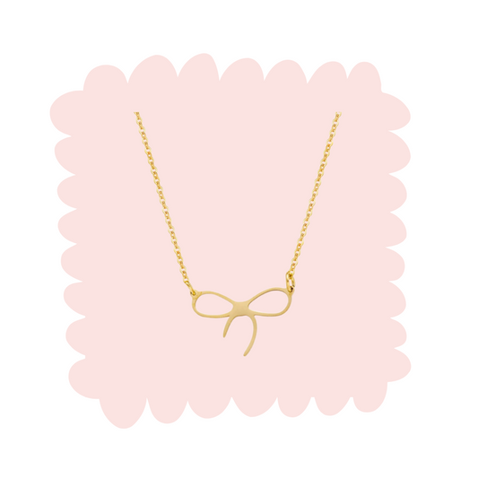 Delicate Bow Necklace