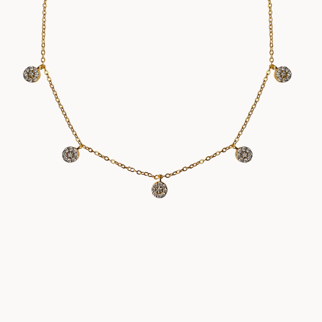 Circle Party Necklace