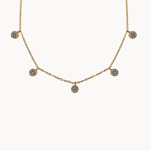Circle Party Necklace