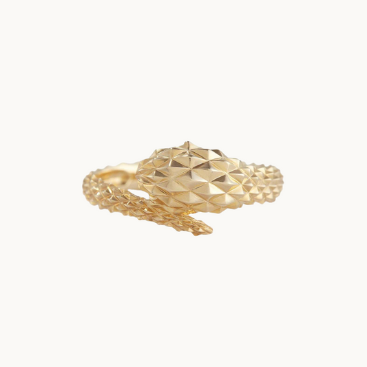Textured Snake Ring