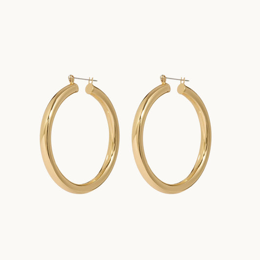 Large Classic Hoop Earrings